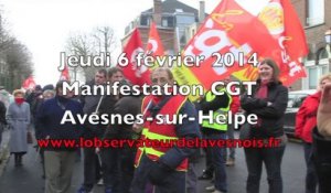 Manif CGT Avesnes