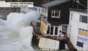 La mer se déchaîne en Angleterre