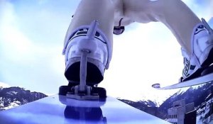 Vivez un saut à skis de l'intérieur avec Coline Mattel