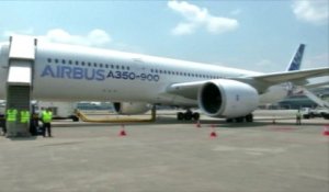 L'Airbus A350 se montre à Singapour