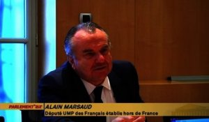 Le député Alain Marsaud interviewé par la télévision syrienne