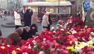 Kiev: La place Maïdan est devenue un lieu de pèlerinage