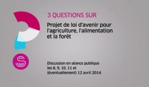 [Questions sur] Le projet de loi d'avenir pour l'agriculture, l'alimentation et la forêt