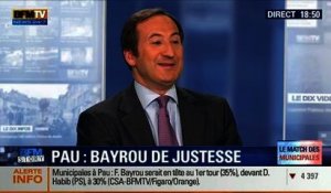 BFM Story: Municipales à Pau: François Bayrou en tête dans les sondages - 26/02