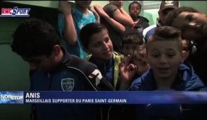 Football / Ligue 1 : Les minots marseillais supportent le PSG - 02/03