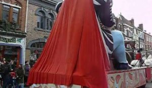 Bailleul: le géant Gargantua, roi du carnaval