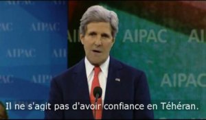 Kerry défend l'accord sur le nucléaire iranien