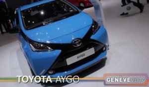 La Toyota Aygo en direct du salon auto de Genève 2014