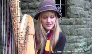 Harp Twins Cover Harry Potter Theme Music Perfectly