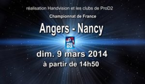 Angers Noyant  HBC / Grand Nancy ASPTT - handball ProD2 - mi-temps 1