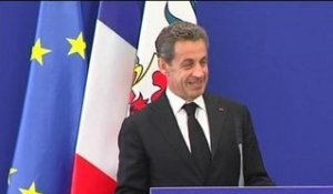 Nicolas Sarkozy: "ce matin j'avais le sentiment d'être si bien entouré" - 10/03