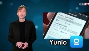 Yunio : Un terra de sauvegarde sur le Cloud - Le test de l'appli smartphone par 01netTV
