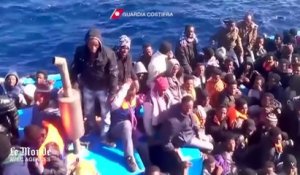 En Italie, le sauvetage de 1000 migrants en 24 heures
