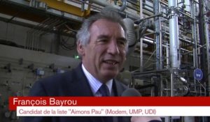 VidéoVilles : Bayrou veut être le "porte-drapeau national" de Pau