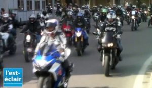 650 motards en colère dans les rues de Troyes