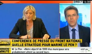 Le direct "très chiant" de Marine Le Pen sur iTélé