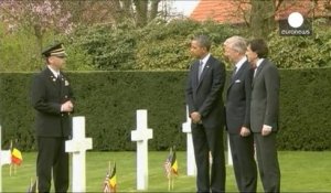 Obama rend hommage aux soldats américains tombés durant la Première guerre mondiale.