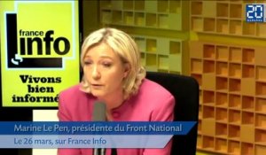 Marine Le Pen répond au directeur du festival d'Avignon