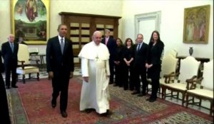Première rencontre entre Obama et le Pape François au Vatican