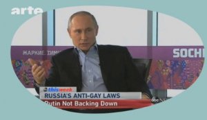Vladimir Poutine & les droits des homosexuels en Russie & aux Etats-Unis - DESINTOX - 6/02/2014