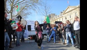 Manifestation à Paris contre le régime algérien