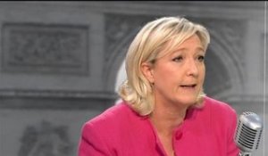 Marine Le Pen: "Mon objectif, c'est d'arriver en tête aux Européennes" - 31/03