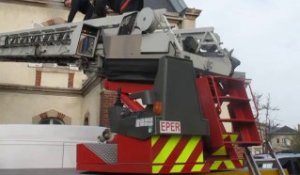 VIDEO. Exercice de sapeurs-pompiers volontaires à l'hôpital Auban-Moët