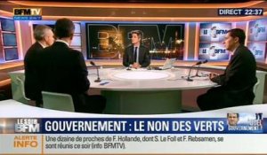 Le Soir BFM: Remaniement: EELV refuse de participer au gouvernement de Manuel Valls - 01/04 1/3