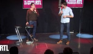 Kevin et Tom dans le Grand Studio RTL Humour de Laurent Boyer.