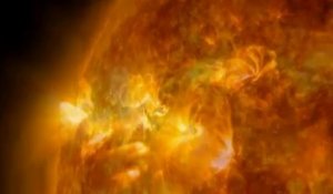 La Nasa filme une éruption solaire "gracieuse"