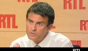 Valls: "Nicolas Sarkozy joue avec le feu"