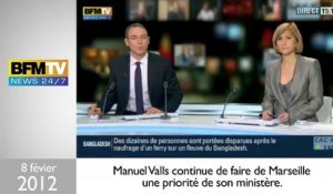 Marseille: à chaque visite, le refrain sécuritaire de Manuel Valls