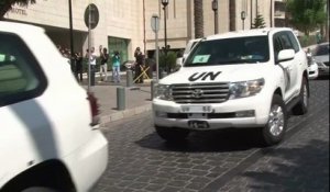 les inspecteurs de l'ONU se rendent près de Damas
