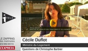 Taxe carbone : « c’est la vraie mise en place d’une transition énergie » selon Cécile Duflot