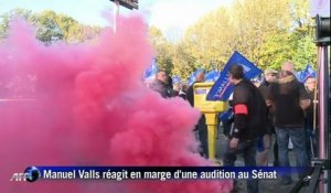 Des policiers ont manifesté devant l'Assemblée