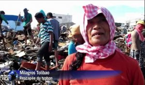 Philippines: les habitants embauchés pour nettoyer les dégâts du typhon