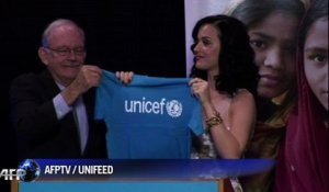 Katy Perry nommée ambassadrice de l’UNICEF