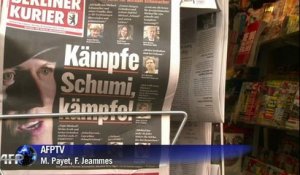 Schumacher: les Allemands inquiets pour leur champion