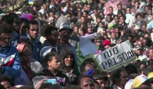 Une manifestation des demandeurs d'asile africains contre la politique d'immigration d'Israël