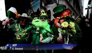 New York: la parade de la Saint-Patrick défile dans les rues