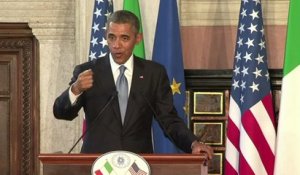 Barack Obama "très ému" par sa rencontre avec le pape