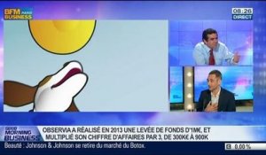 Observia et FIBandCO, deux jeunes startups innovantes, Nicolas Cheminon et Geoffroy Vergez, dans GMB – 14/04