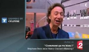 Zapping TV : Stéphane Bern imite... Valéry Giscard d'Estaing