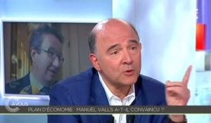 Valls n'annonce "pas une politique d'austérité mais une politique sérieuse" selon Moscovici