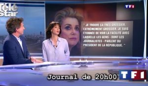 Critiques sur Hollande, Sophie Marceau s'explique sur TF1 : "Je m’exprime en tant que femme et citoyenne"