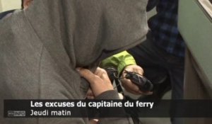 Le capitaine sud-coréen du ferry présente ses excuses