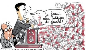 Le Plantu du mois : amours et désamours de Valls et Hollande