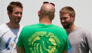 Paul Walker brothers Cody and Caleb on set of Fast and Furious 7