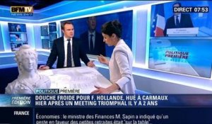 Politique Première: Hollande à Carmaux: difficile retour sur le terrain - 24/04