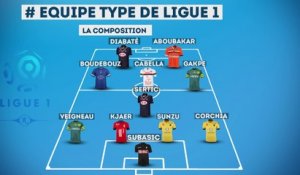 L'équipe type de la 34ème journée de Ligue 1 !